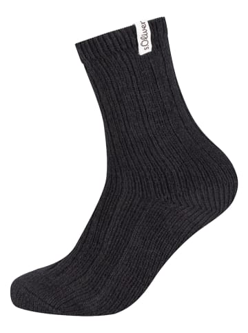 s.Oliver 4er-Set: Socken in Creme/ Schwarz