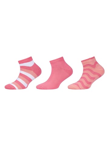 s.Oliver 6er-Set: Sneakersocken in Pink/ Lila/ Creme