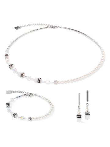 COEUR DE LION Armband met edelstenen en parels