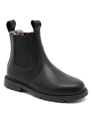 bisgaard Leder-Chelsea-Boots "Pippi" in Schwarz