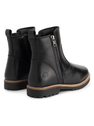 TRAVELIN' Leren boots "Bronderslev" zwart
