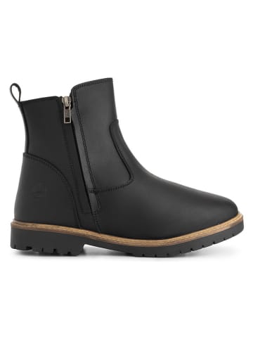 TRAVELIN' Leder-Boots "Brunoya" in Schwarz