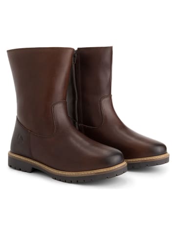 TRAVELIN' Leren boots "Nexo" bruin