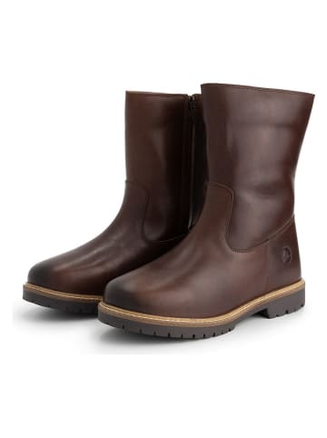 TRAVELIN' Leren boots "Nexo" bruin