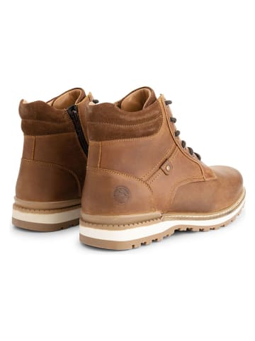 TRAVELIN' Leder-Boots "Sig" in Camel