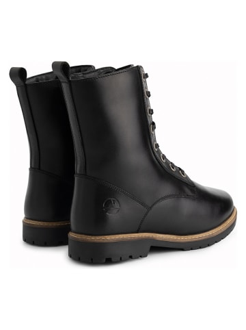 TRAVELIN' Leren boots "Trysil" zwart