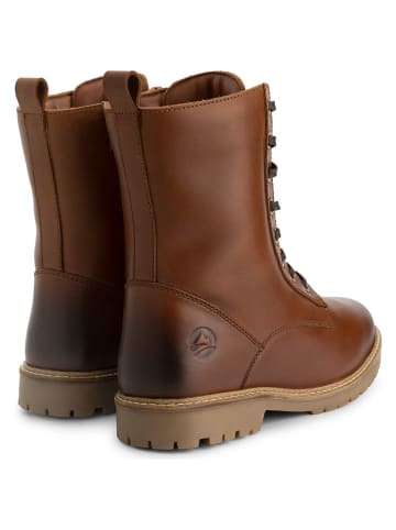 TRAVELIN' Leren boots "Trysil" lichtbruin