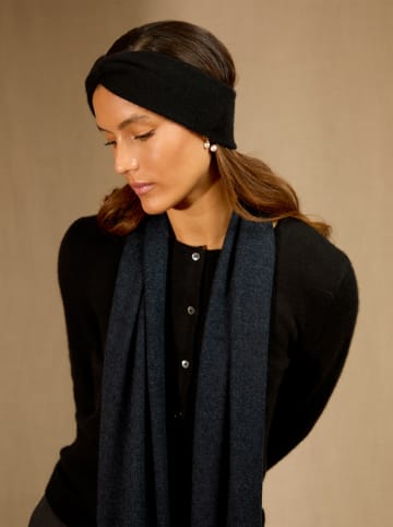 Perfect Cashmere Kaschmir-Stirnband "Javoi in Schwarz