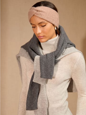 Perfect Cashmere Kasjmieren hoofdband "Javoi" beige