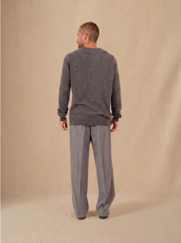 Perfect Cashmere Kasjmieren trui "Lorenzo" antraciet