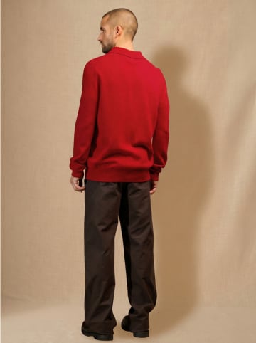 Perfect Cashmere Kasjmieren trui "Spencer" rood