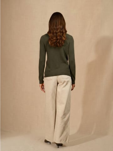 Perfect Cashmere Kaschmir-Cardigan "Amy" in Khaki