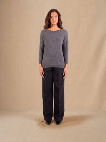 Perfect Cashmere Kaszmirowy sweter "Molly" w kolorze antracytowym