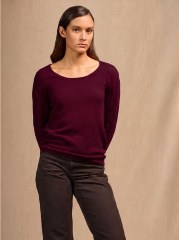 Perfect Cashmere Kasjmieren trui "Lindsay" bordeaux