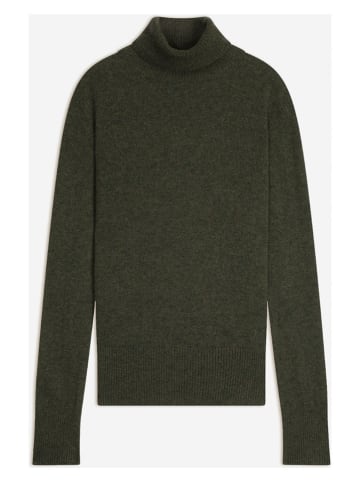 Perfect Cashmere Kasjmieren coltrui "Tracy" donkergroen