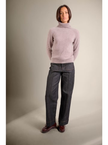 Kaschmir-Rollkragenpullover in Grau