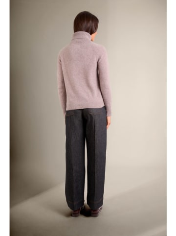 Kaschmir-Rollkragenpullover in Grau