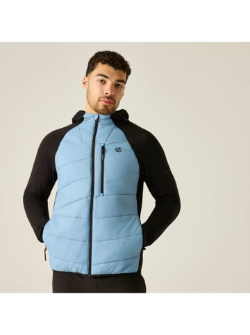 Hybridjacke "Aero Fuse" in Schwarz/ Hellblau