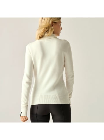 Fleecepullover "Diam" in Creme