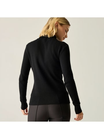Fleecepullover "Diam" in Schwarz