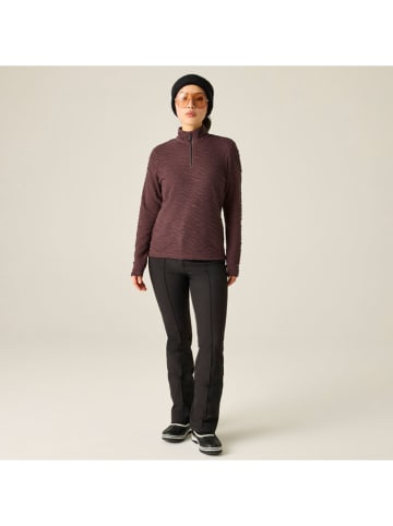 Fleecepullover "Glamorize IV" in Braun
