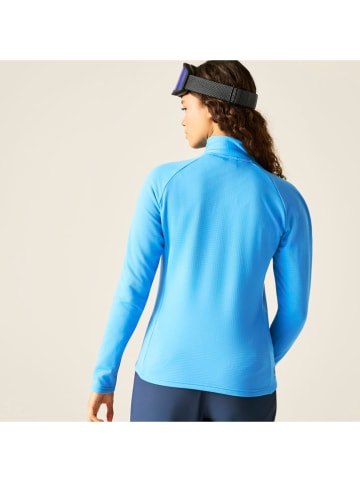 Fleece vest "Lowline" blauw