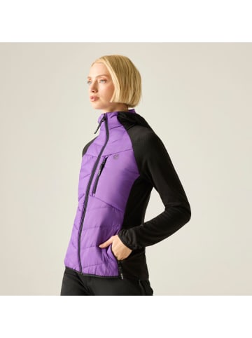 Hybridjacke "Aerofse" in Schwarz/ Lila