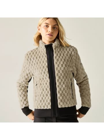 Fleece vest "Glitz" beige