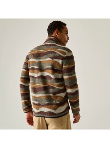Fleecejacke "Frankie Borg" in Taupe