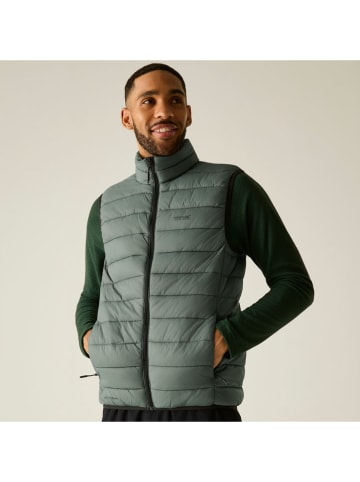 Doorgestikte bodywarmer "Marizion" groen