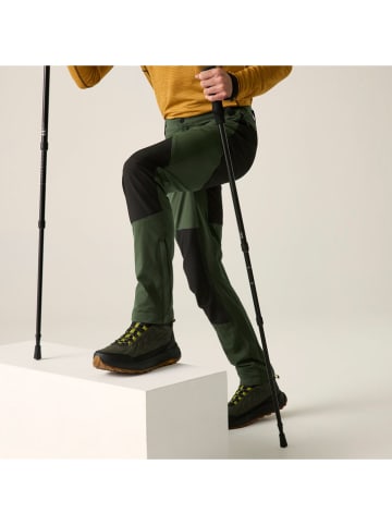 Spodnie trekkingowe "Questra" w kolorze khaki