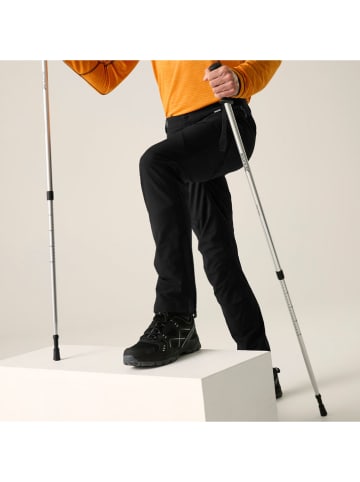 Regatta Spodnie trekkingowe "Questra" w kolorze czarnym