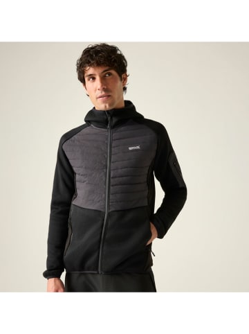 Hybridjacke "Newhill" in Schwarz/ Anthrazit