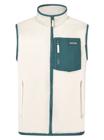 Regatta Fleeceweste "Frankie" in Creme/ Petrol