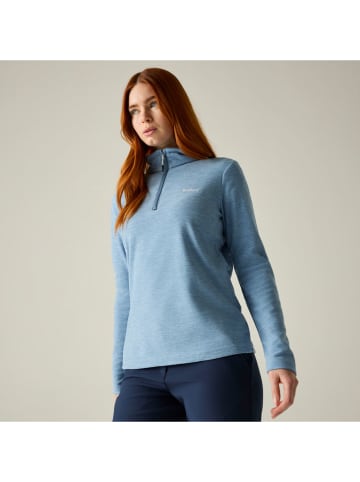 Fleece trui "Sweethart Marl" lichtblauw