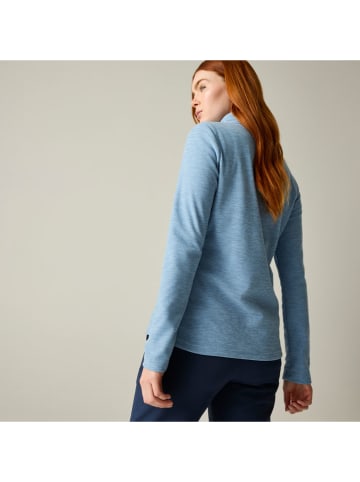 Fleece trui "Sweethart Marl" lichtblauw