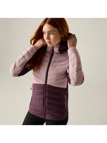 Hybridjacke "Ldre" in Rosa/ Bordeaux
