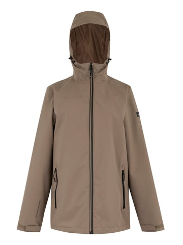 3in1-Funktionsjacke "Coriver" in Schwarz/ Beige