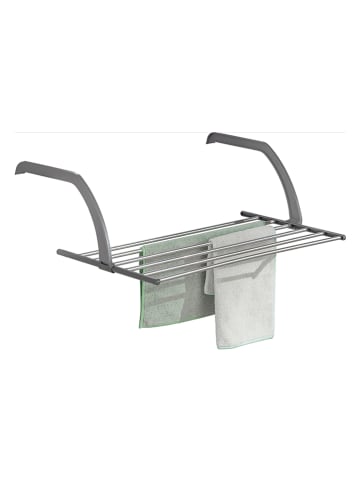 heine home Wäschetrockner in Silber - (B)53 x (H)18 x (T)33 cm