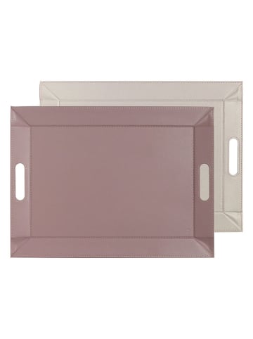 FREEFORM Wendetablett in Altrosa/ Creme - (L)45 x (B)35 cm