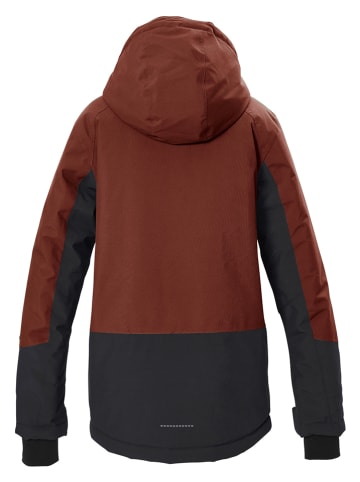 Killtec Ski-/ Snowboardjacke in Bordeaux/ Schwarz