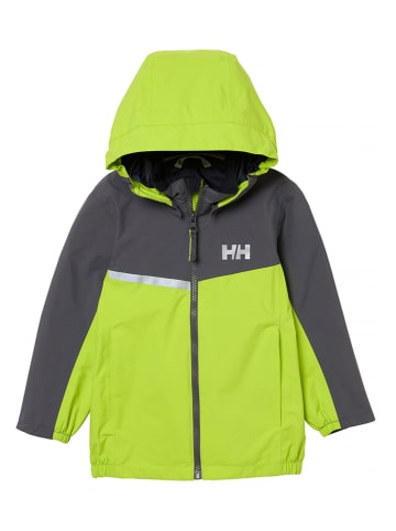 Helly Hansen Regenjacke "Shelter" in Grün/ Anthrazit