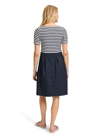 Vera Mont Kleid in Weiß/ Dunkelblau