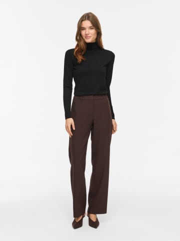 Vila Rollkragenpullover in Schwarz