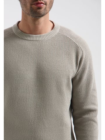 DSTREZZED Sweter w kolorze beżowym
