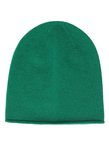 Wollen muts groen