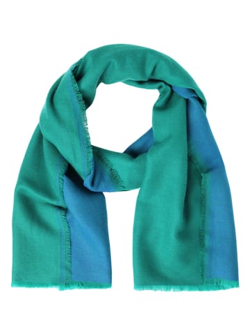 TATUUM Sjaal blauw/groen - (L)185 x (B)45 cm