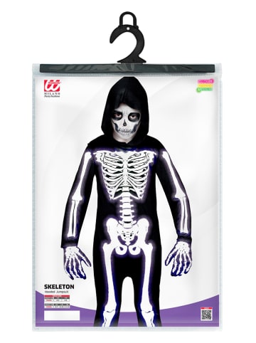 Widmann Kombinezon kostiumowy "SKELETON" w kolorze biało-czarnym