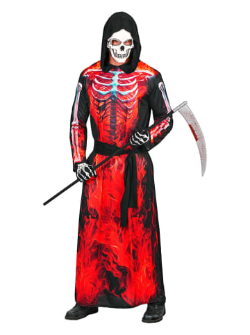 Widmann 3-częściowy kostium "BURNING GRIM REAPER" w kolorze czerwono-czarnym