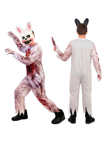 Widmann 2-delige kostuum "ZOMBIE BUNNY" wit